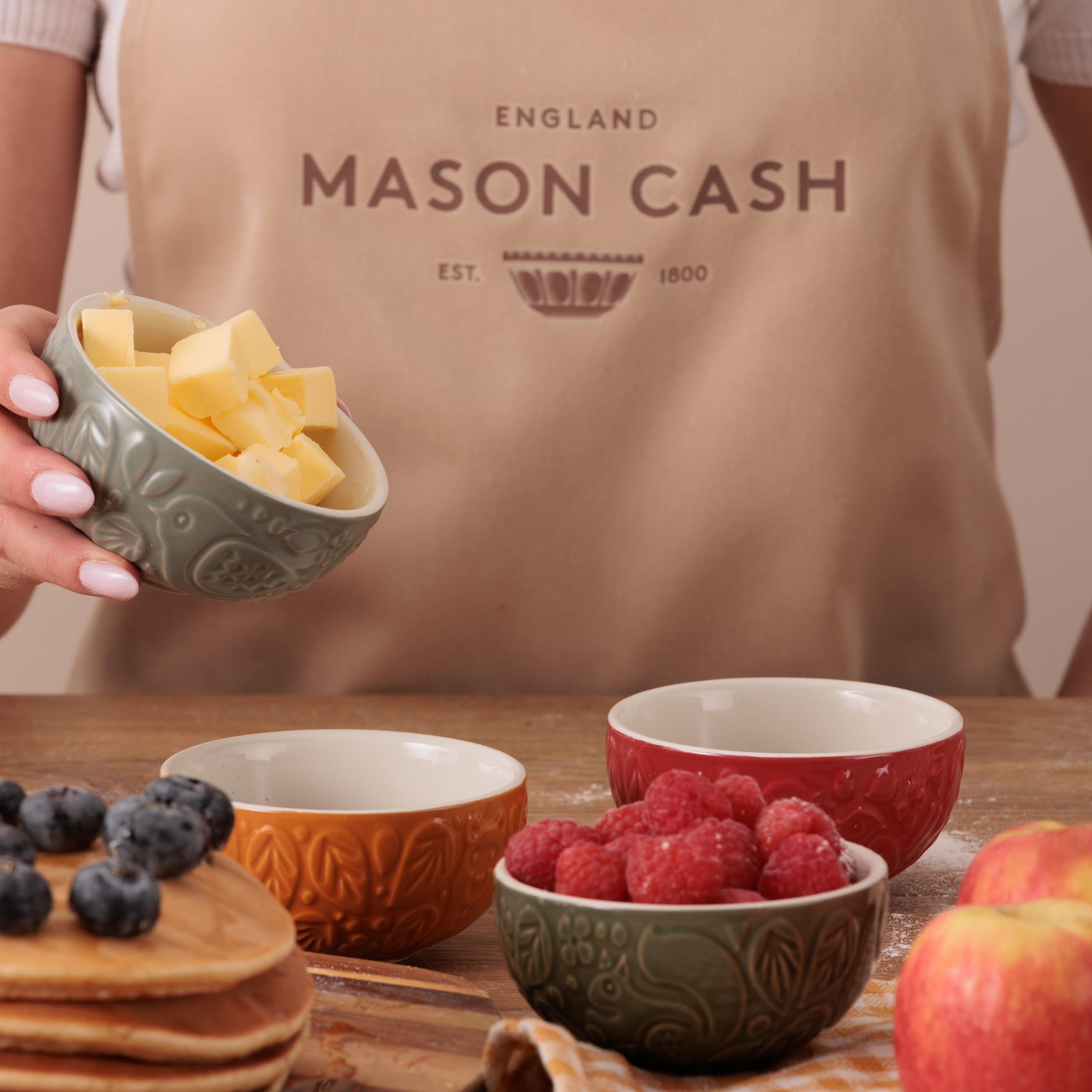 Mason Cash In the Forest Set of 4 Mini Bowls