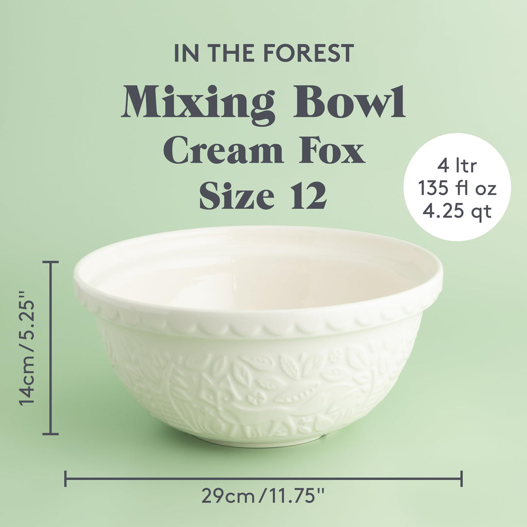 Mason Cash Forest Fox Cream Mixing Bowl