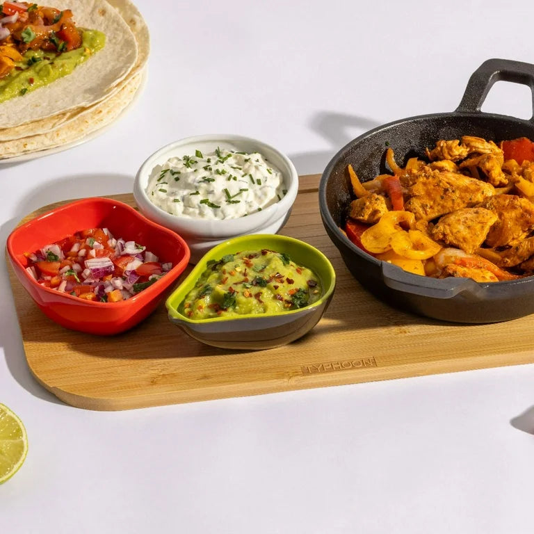 Cast Iron Fajita Serving Set