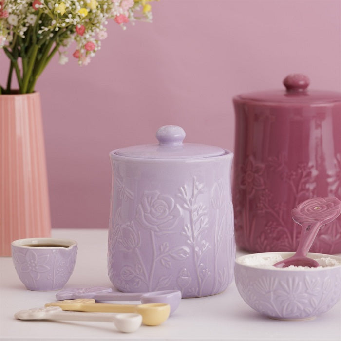 Mason Cash In the Meadow Lilac 800ml Airtight Storage Jar