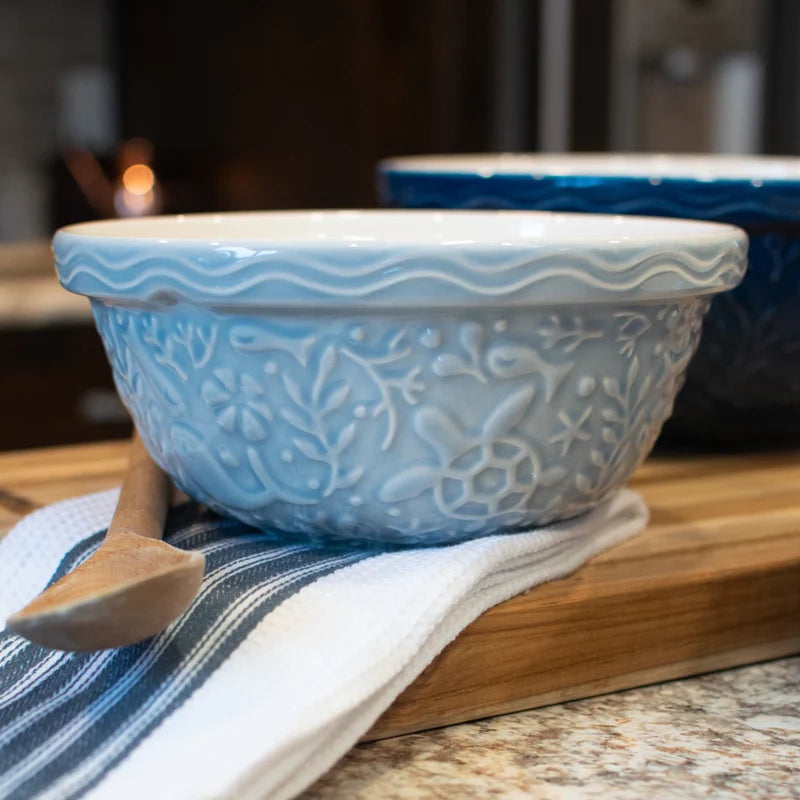Mason Cash Nautical 24cm Turtle Blue Mixing Bowl